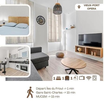 Spacieux T2 Vieux Port Opera Marseille Ngoại thất bức ảnh
